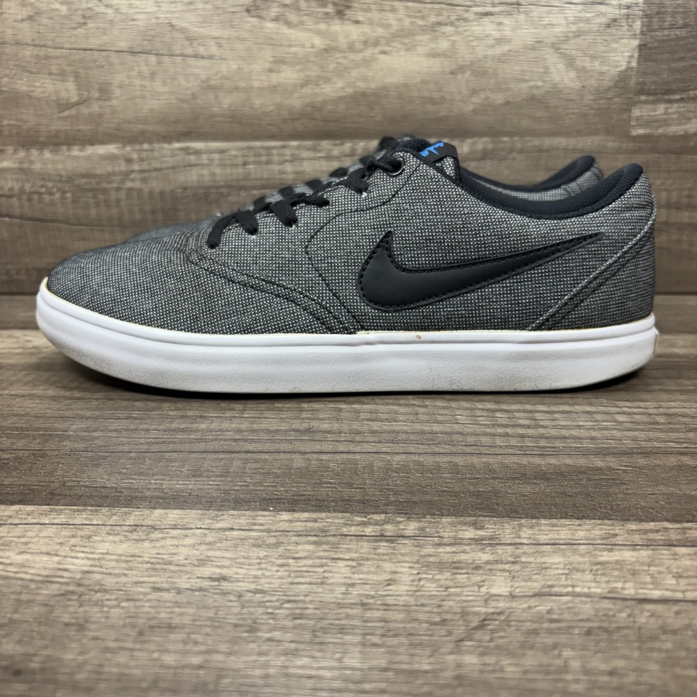 Nike SB Check Gray Black Mens US Size 10 EUR 44 843896-004 Sneakers - Picture 4 of 10